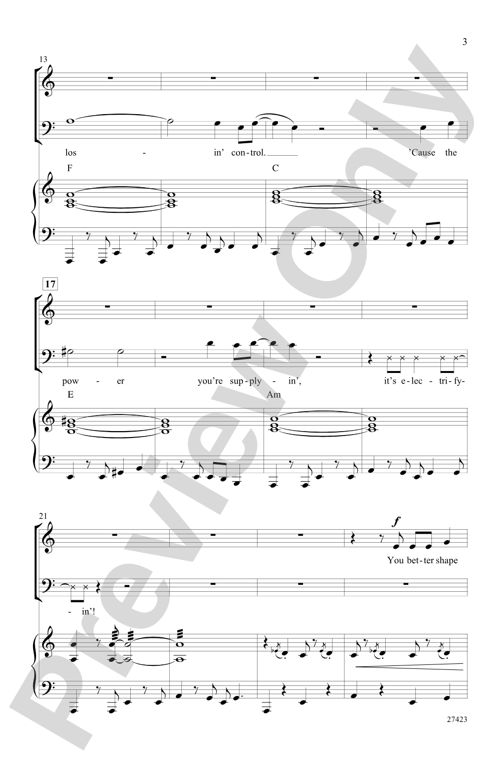 You're the One That I Want (from <I>Grease</I>): SATB Choral Octavo