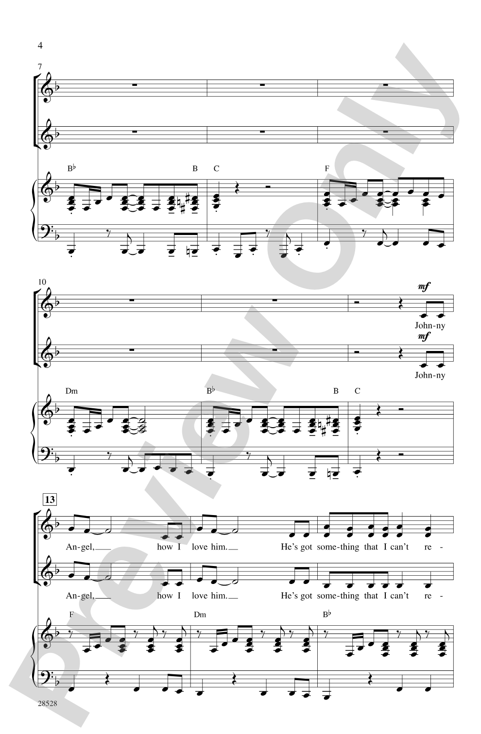 '60s Chicks (A Medley): SSA Choral Octavo