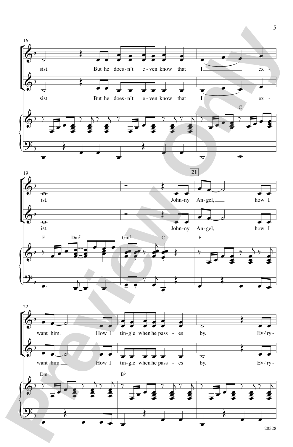 '60s Chicks (A Medley): SSA Choral Octavo