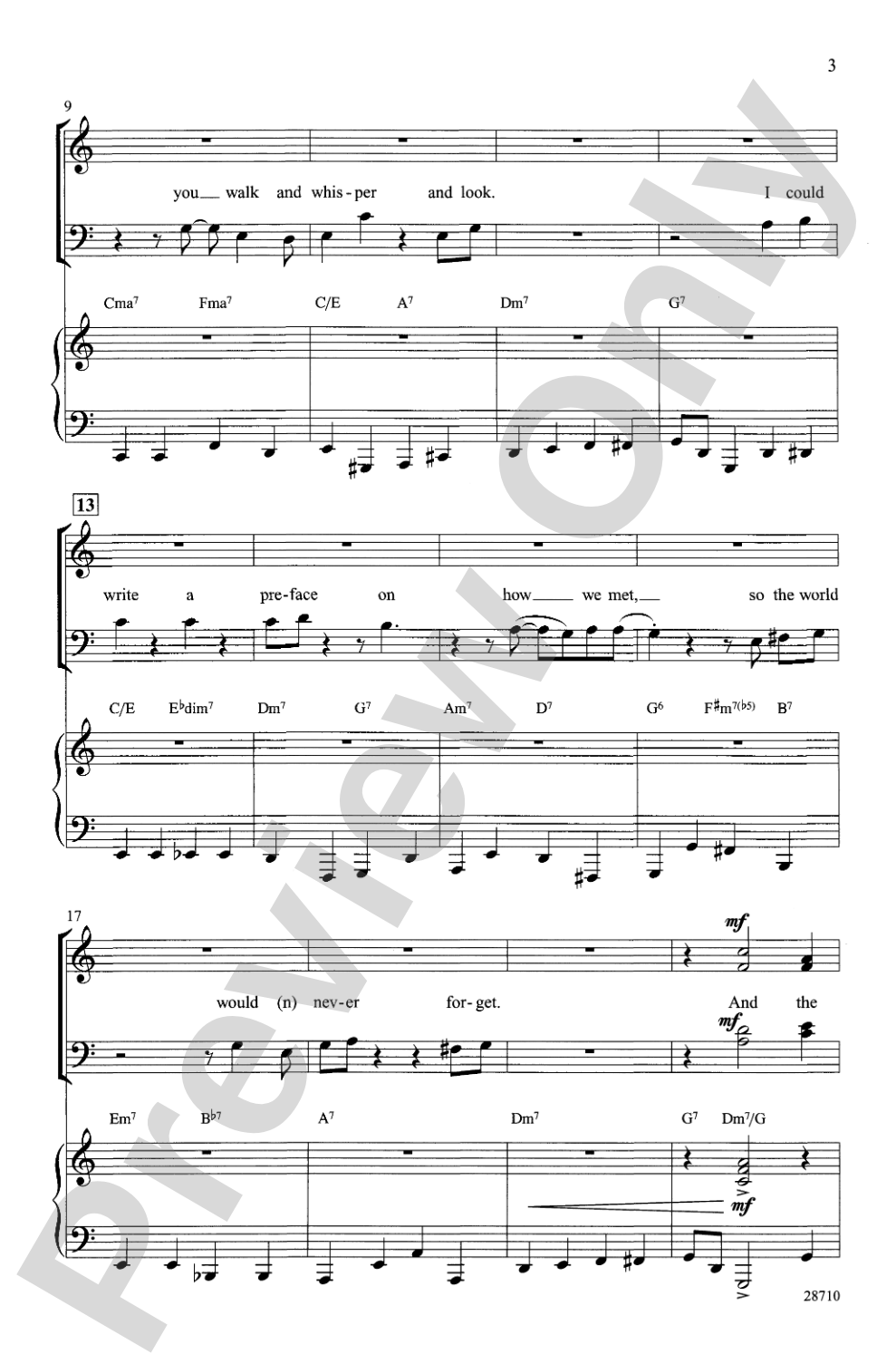 I Could Write a Book: SATB Choral Octavo