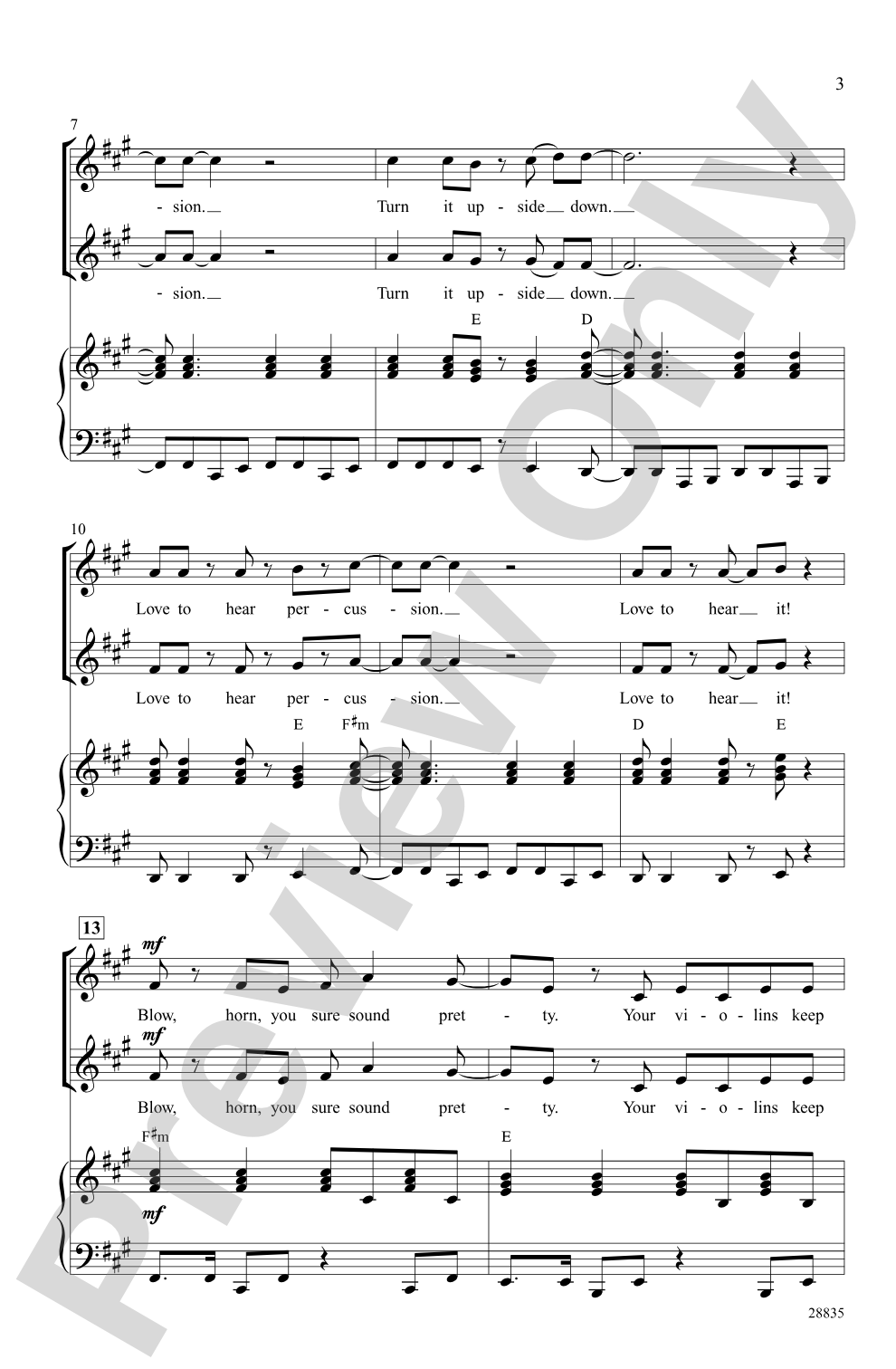 Turn the Beat Around: 2-Part Choral Octavo