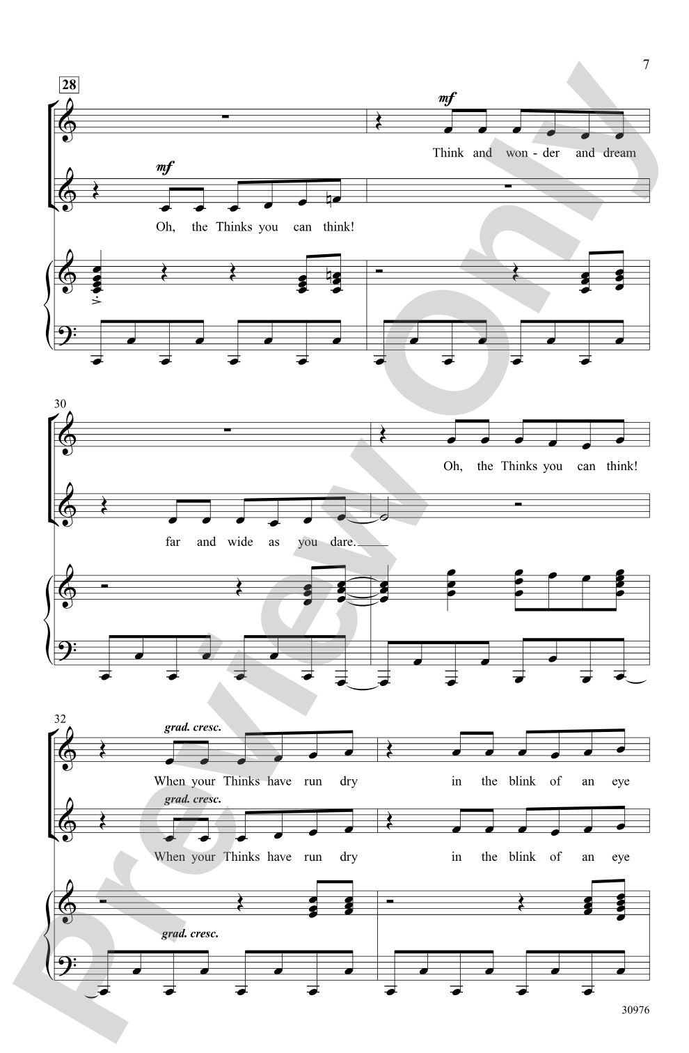 Seussical the Musical: A Choral Medley: 2-Part Choral Octavo