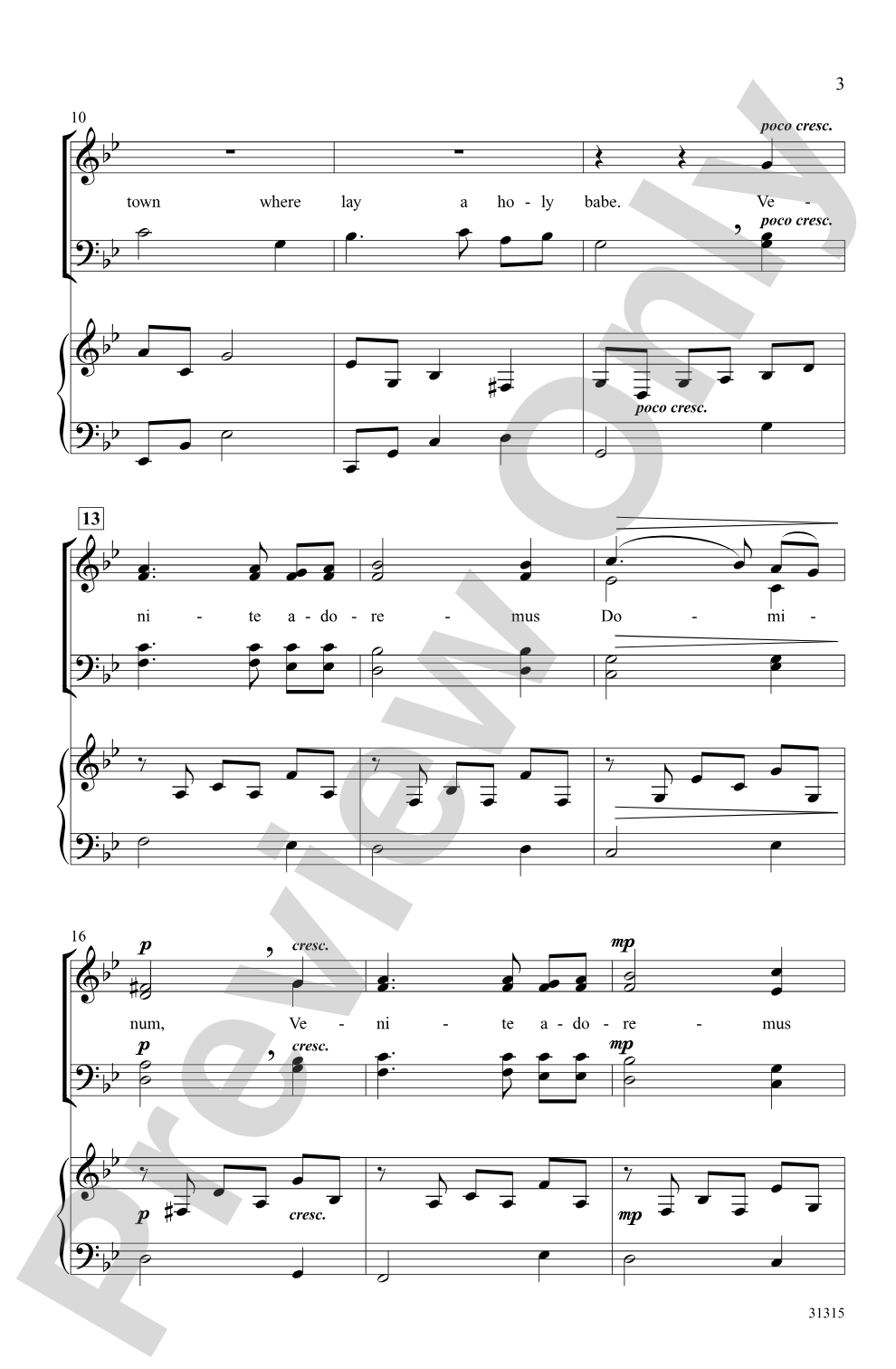 Carol of the Star: SATB Choral Octavo