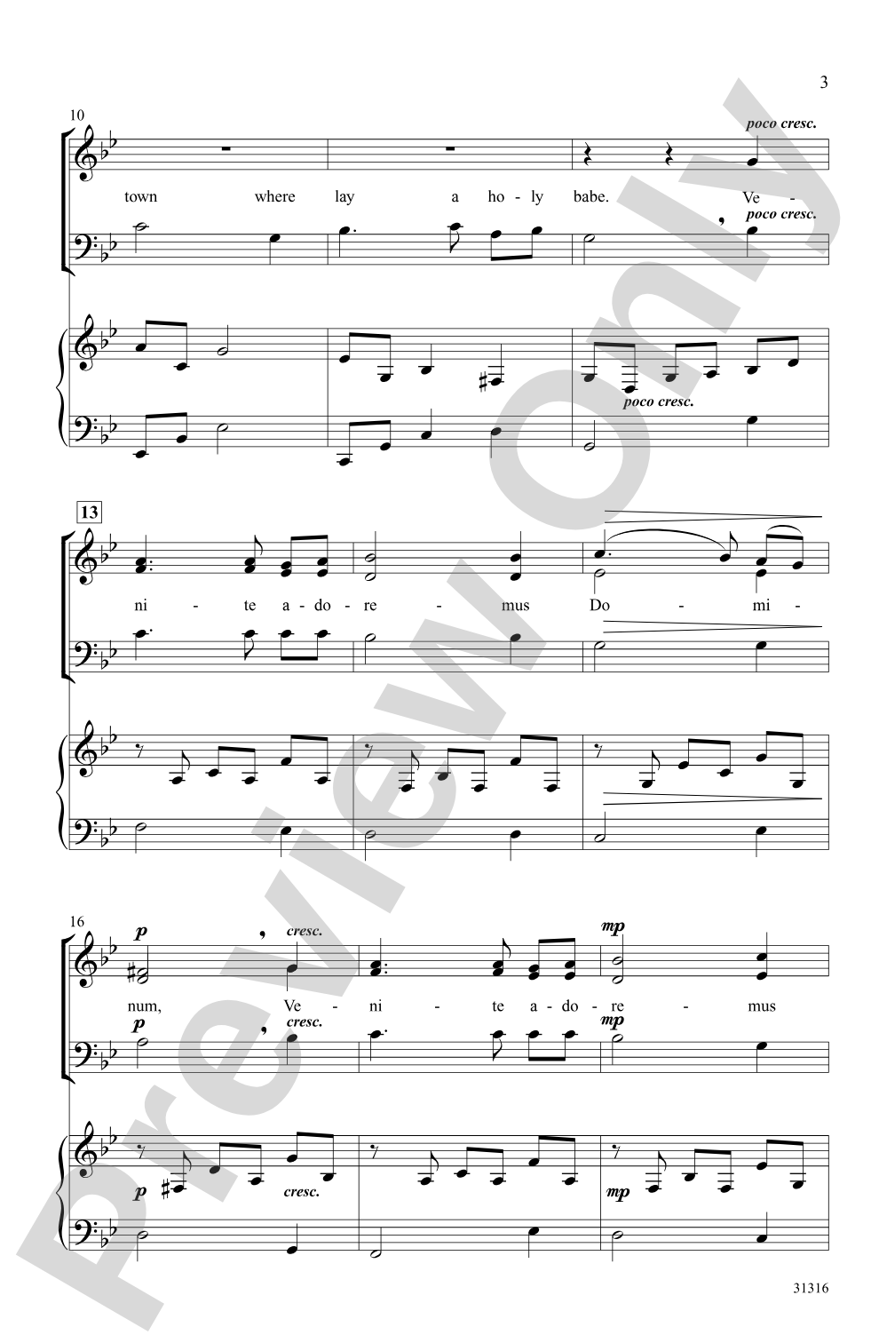 Carol of the Star: 3-Part Mixed Choral Octavo
