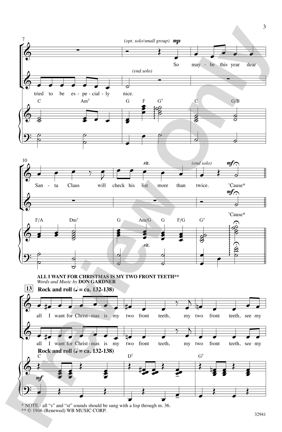 All I Want Is... Nuttin'!: 2-Part Choral Octavo
