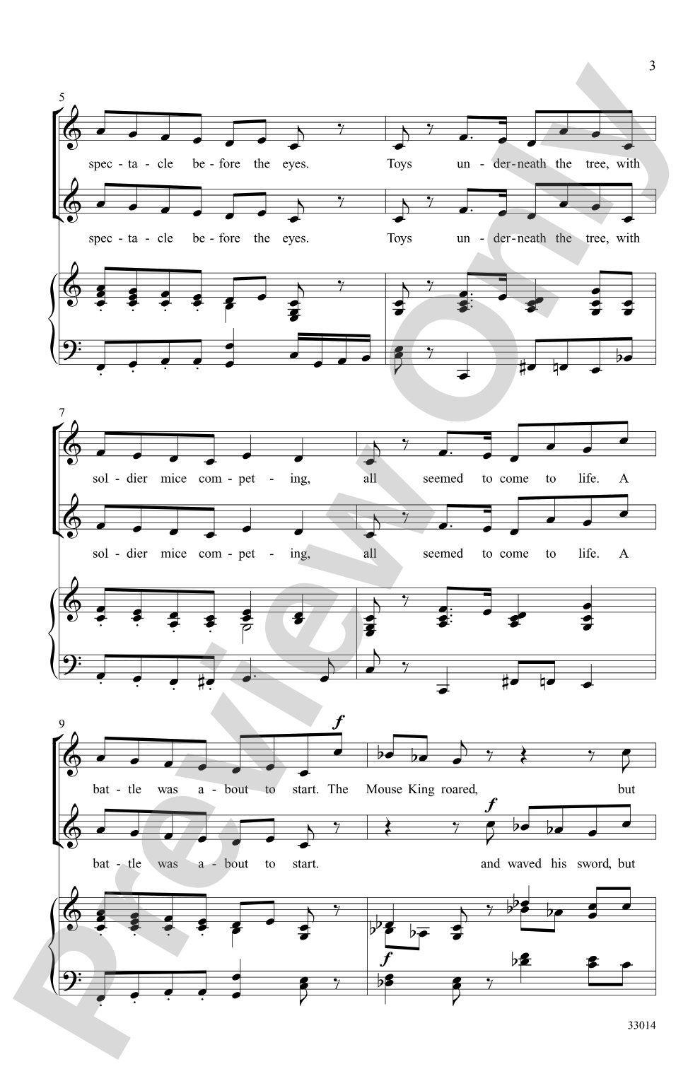 The Nutcracker...In About Three Minutes: 2-Part Choral Octavo