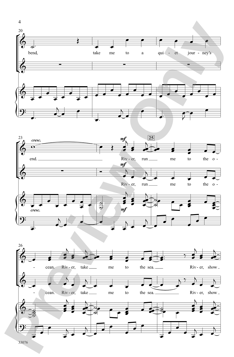 Riversong: SSA Choral Octavo