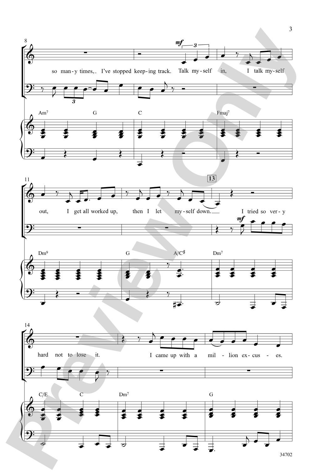 Haven't Met You Yet: SAB Choral Octavo