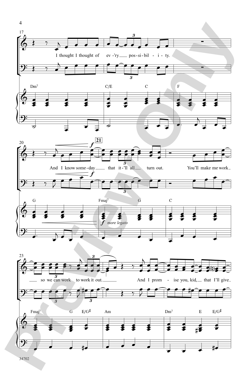 Haven't Met You Yet: SAB Choral Octavo