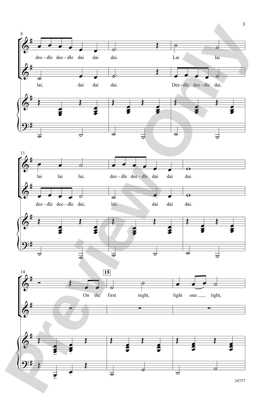 Deedle Deedle Dai: 2-Part Choral Octavo