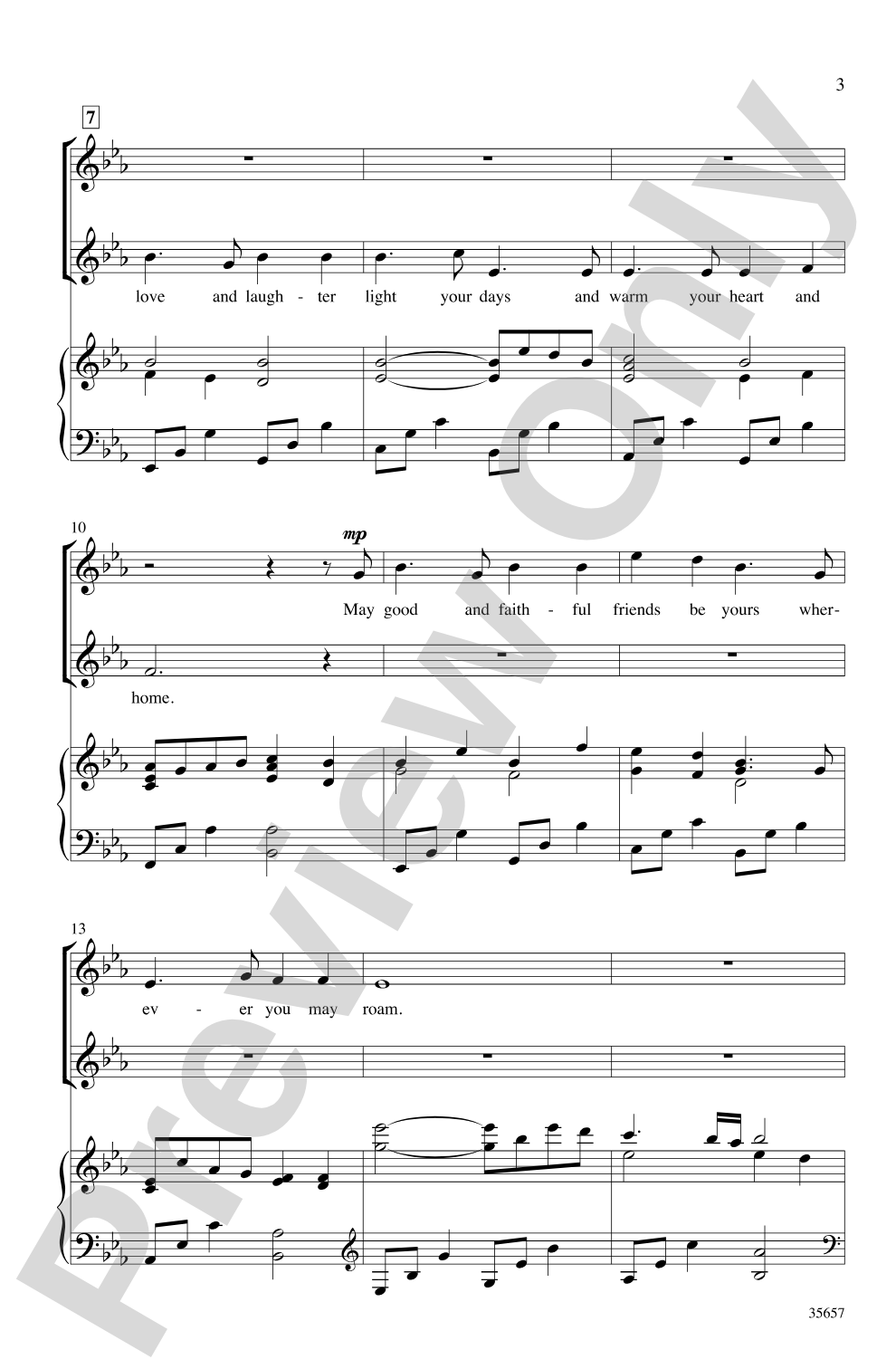 A Blessing: 2-Part Choral Octavo