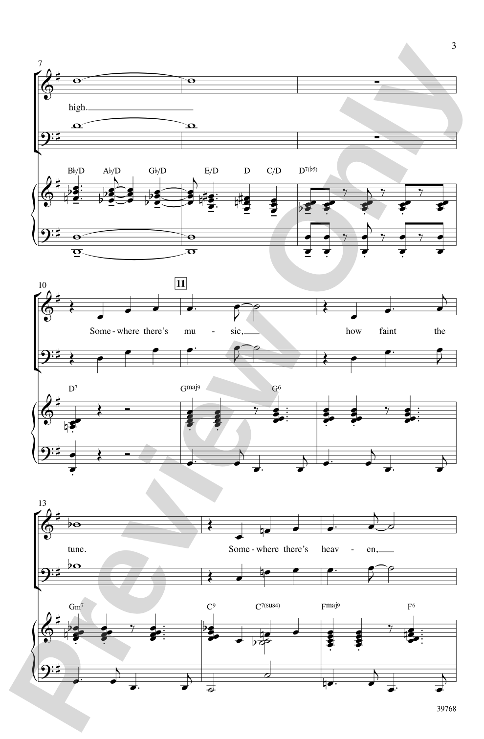 How High the Moon: SATB Choral Octavo