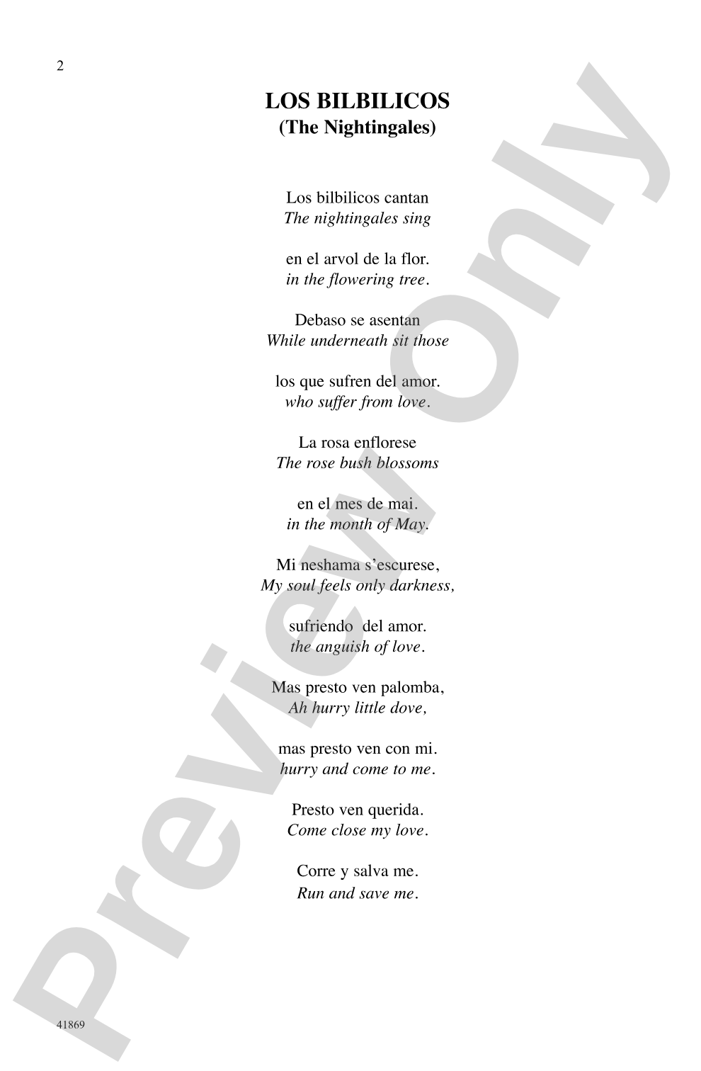 Los Bilbilocos: SATB <i>a cappella</i> Choral Octavo