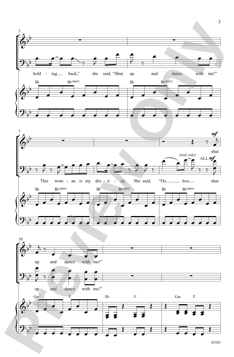 Shut Up and Dance: SATB Choral Octavo