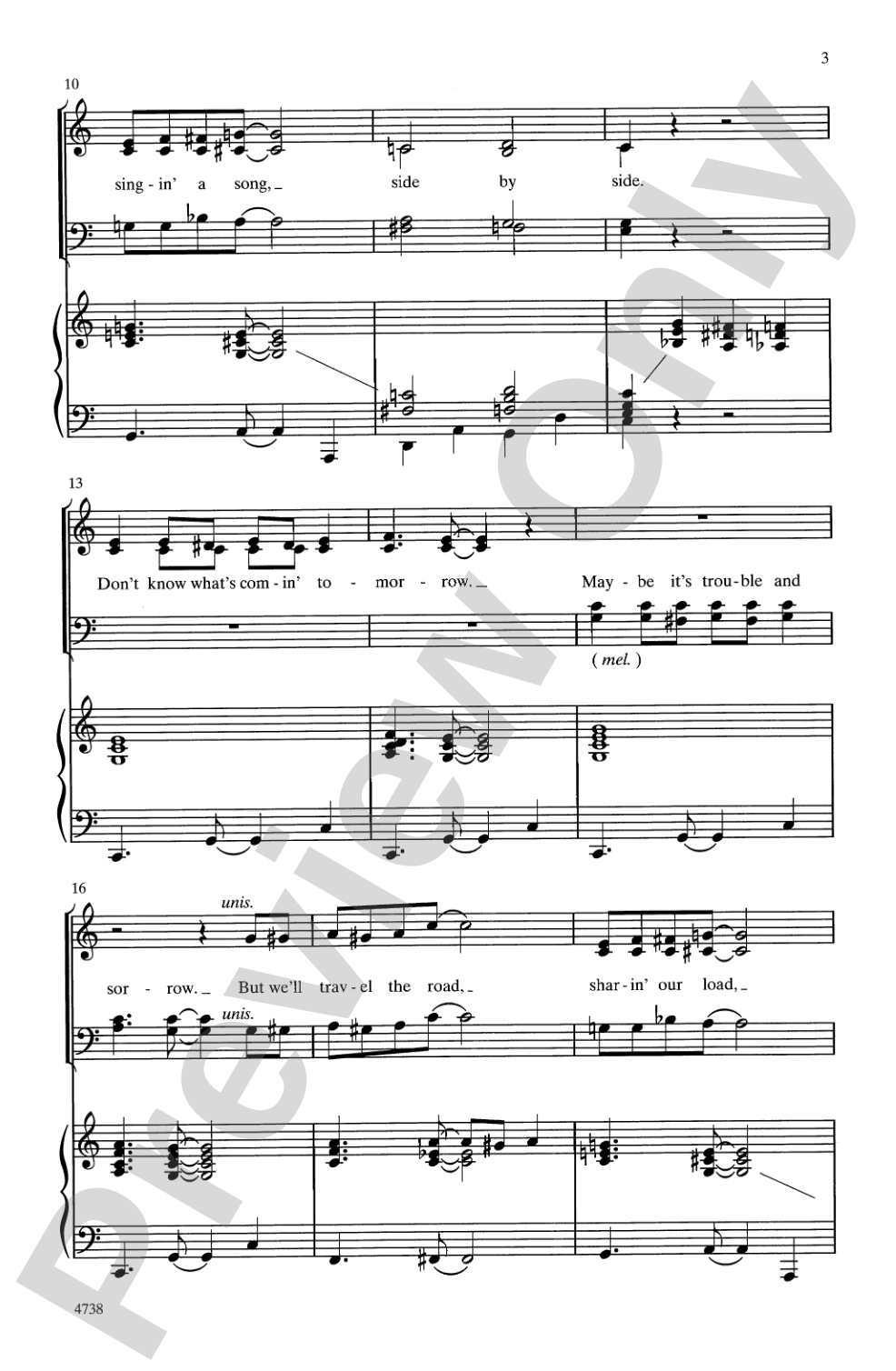 Side by Side: SATB Choral Octavo