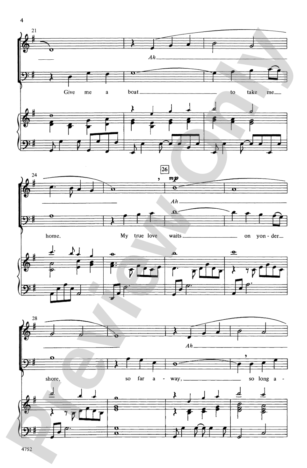 'Cross the Wide Missouri: SATB Choral Octavo