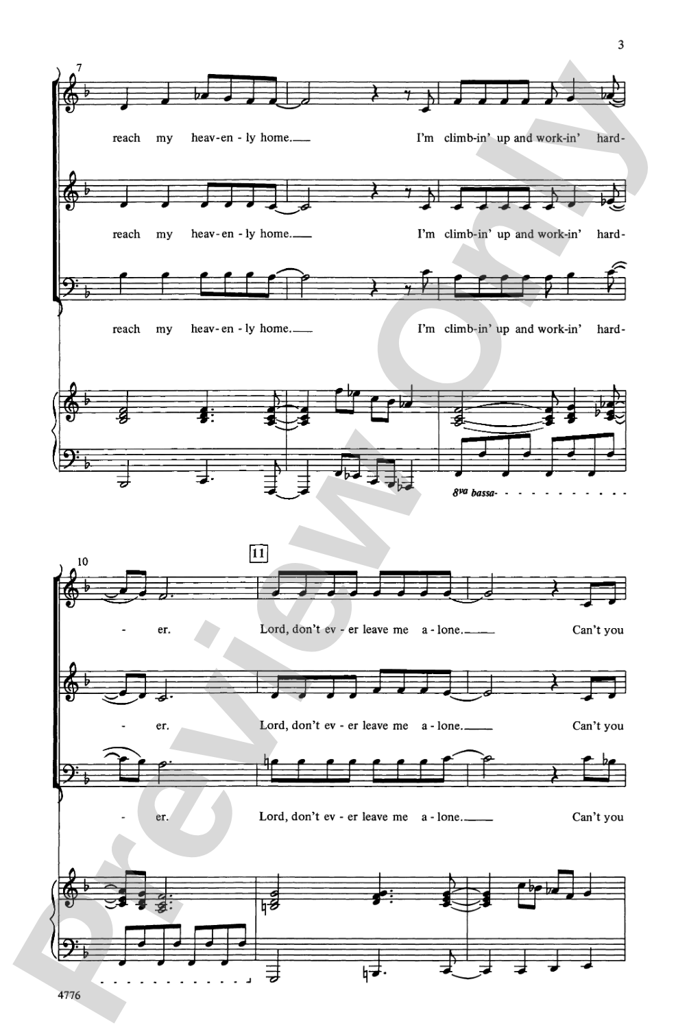 Climbin' Up the Mountain: 3-Part Mixed Choral Octavo