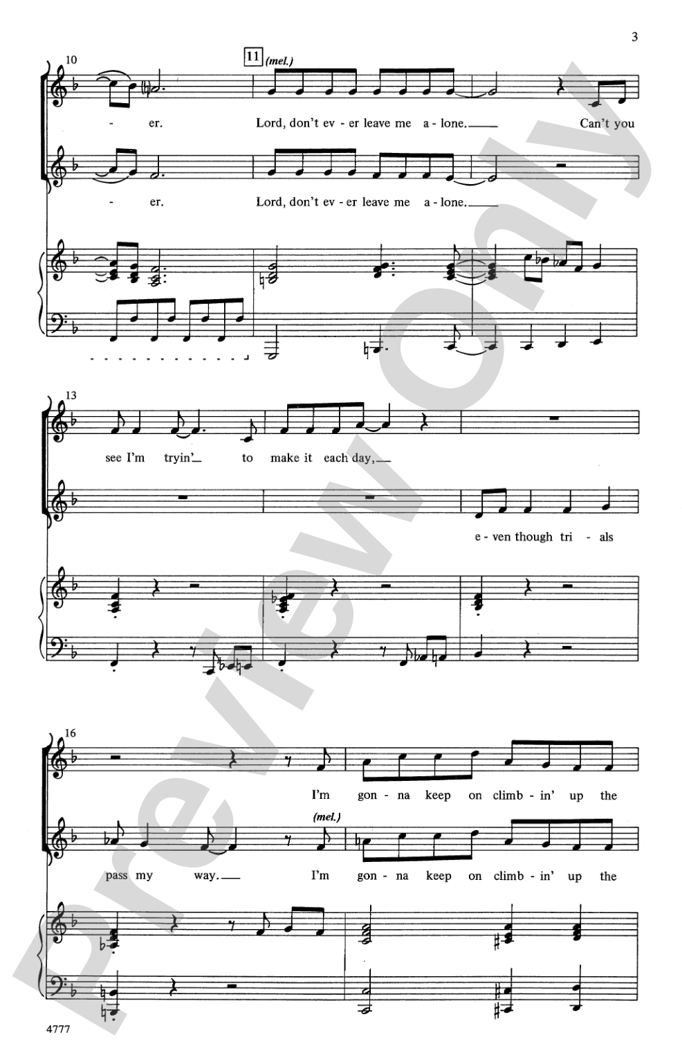 Climbin' Up the Mountain: 2-Part Choral Octavo