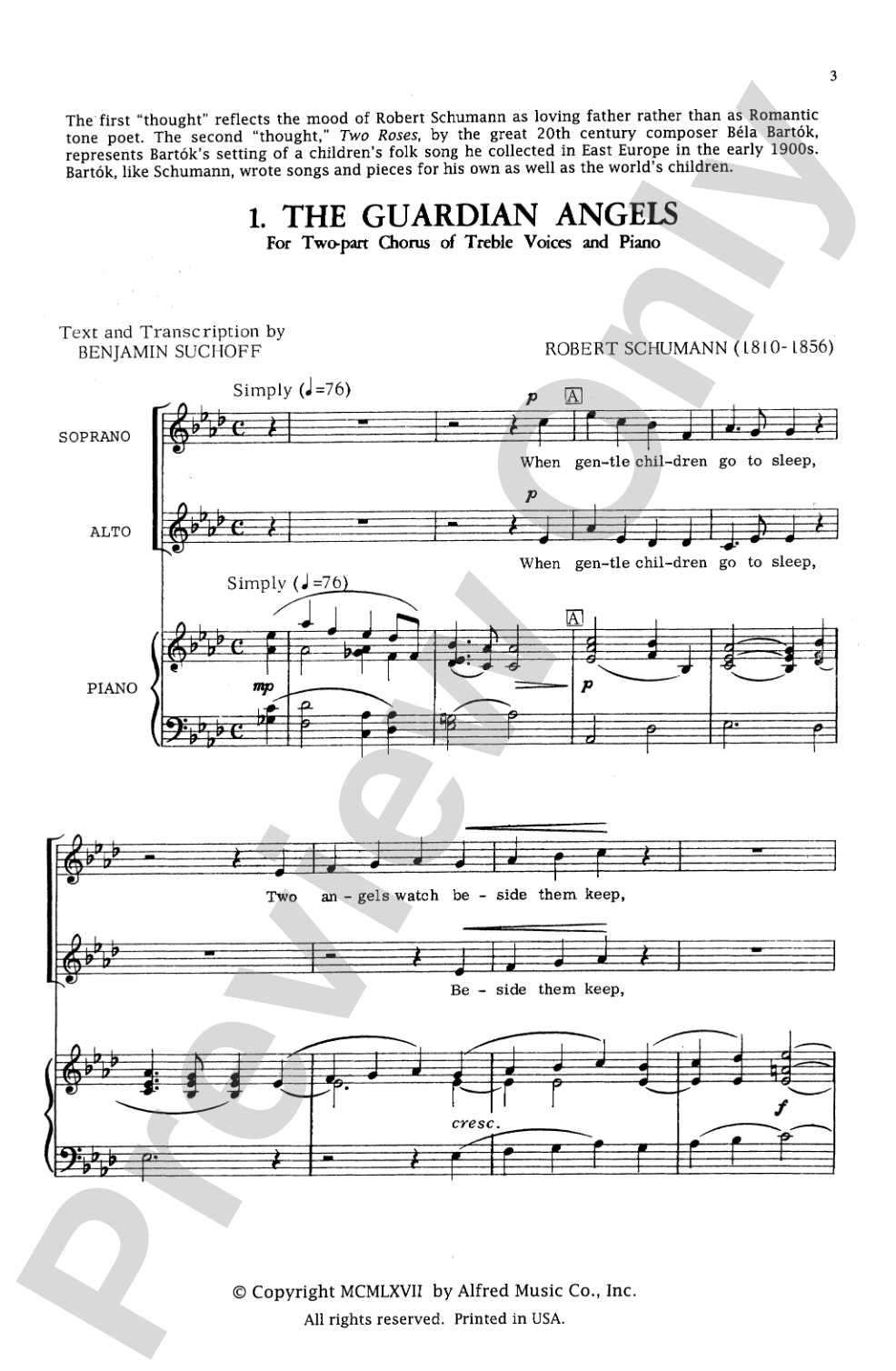 Two Thoughts for Children's Chorus: 2-Part Choral Octavo