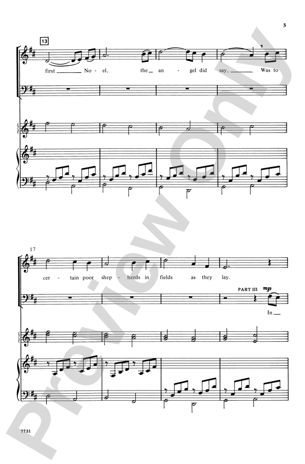 The First Noel / Pachelbel's Canon: 3-Part Mixed Choral Octavo