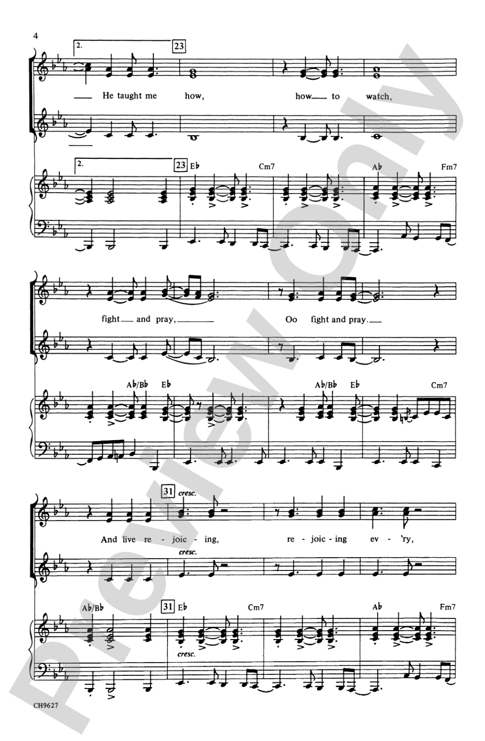 Oh, Happy Day: SSA Choral Octavo