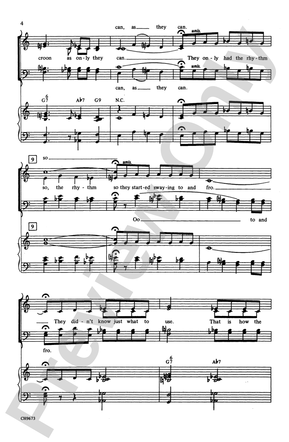 The Birth of the Blues: SATB Choral Octavo
