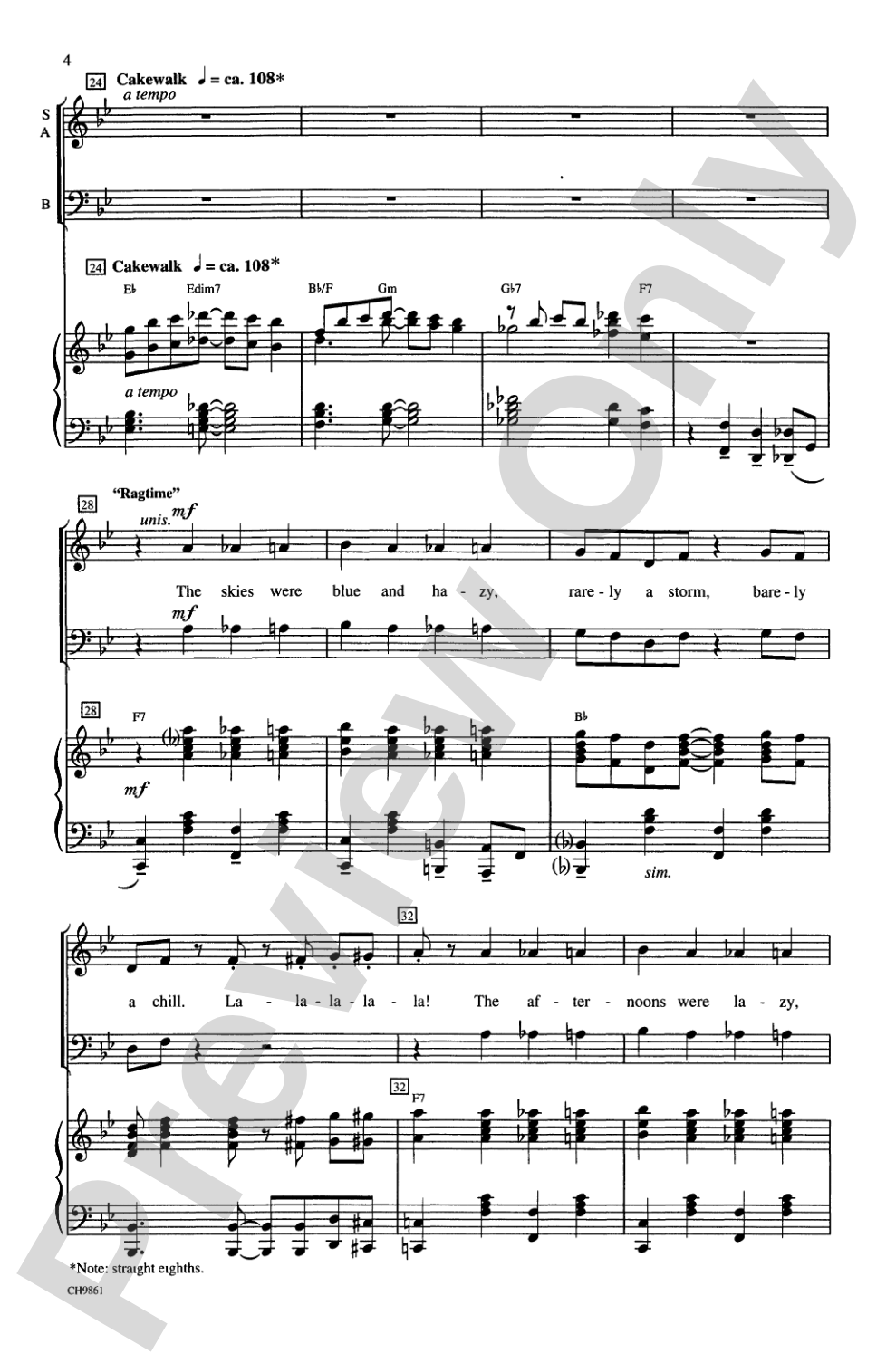 Ragtime (Choral Selections): SAB Choral Octavo