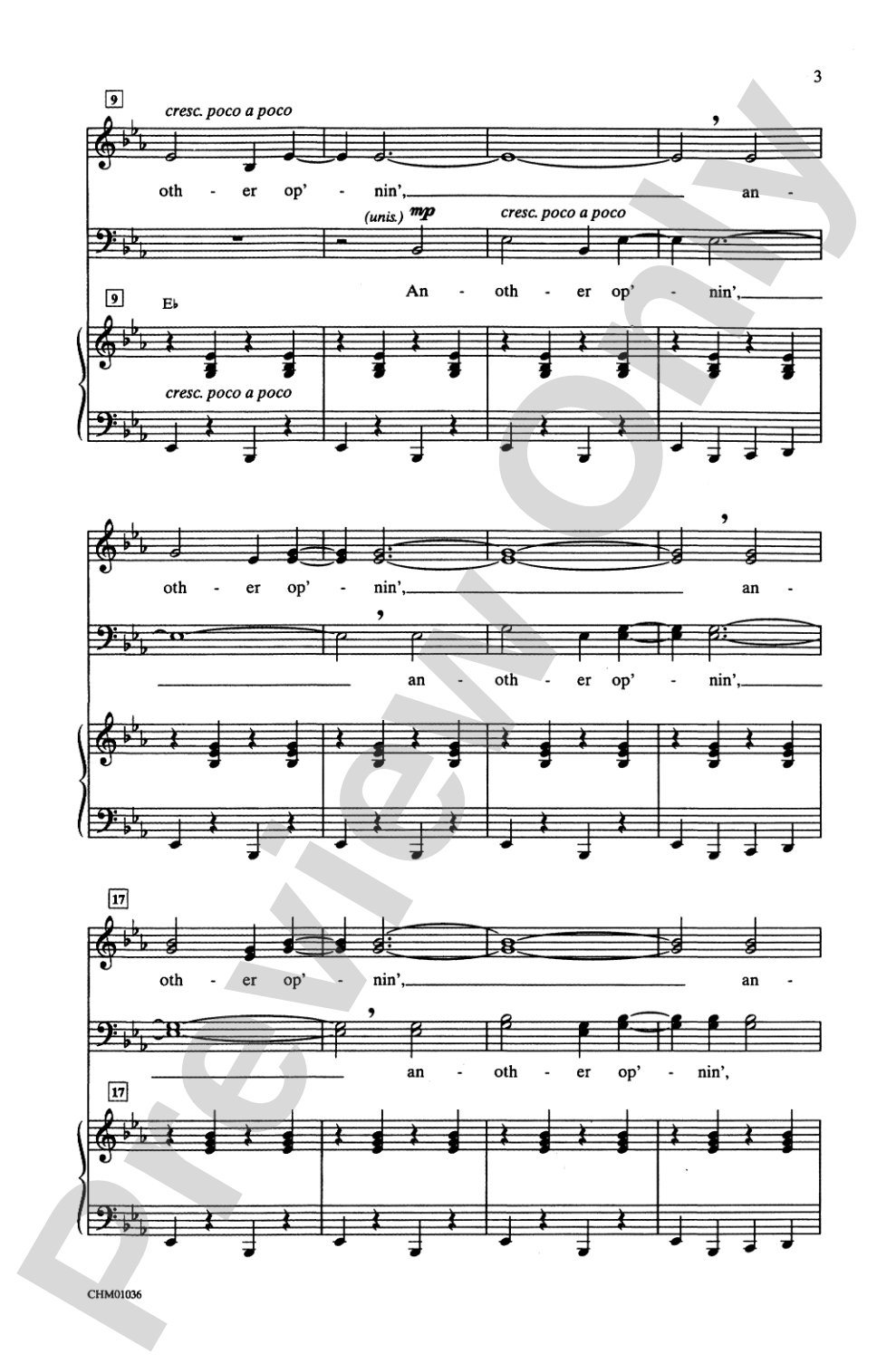 Another Op'nin', Another Show (from <I>Kiss Me, Kate</I>): SATB Choral Octavo