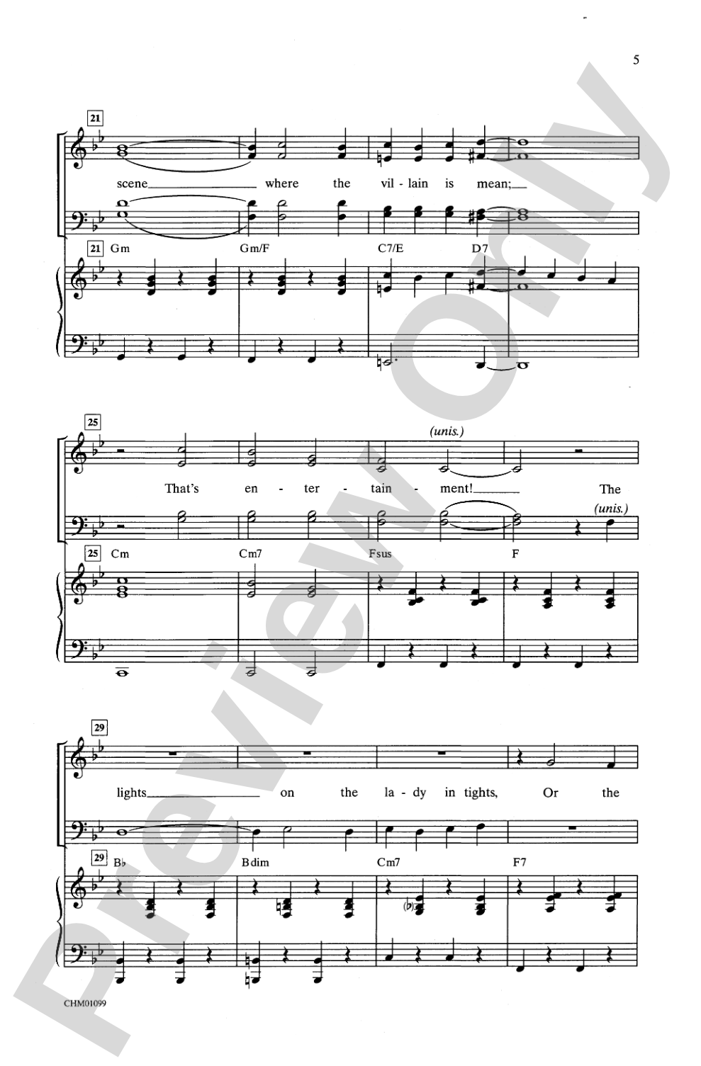That's Entertainment: SATB Choral Octavo