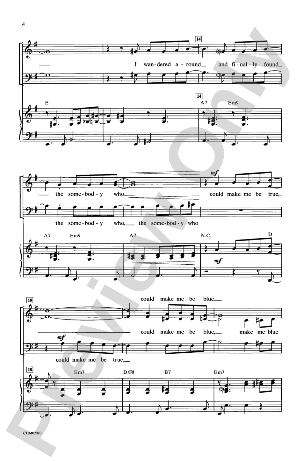 It Had to Be You: SAB Choral Octavo