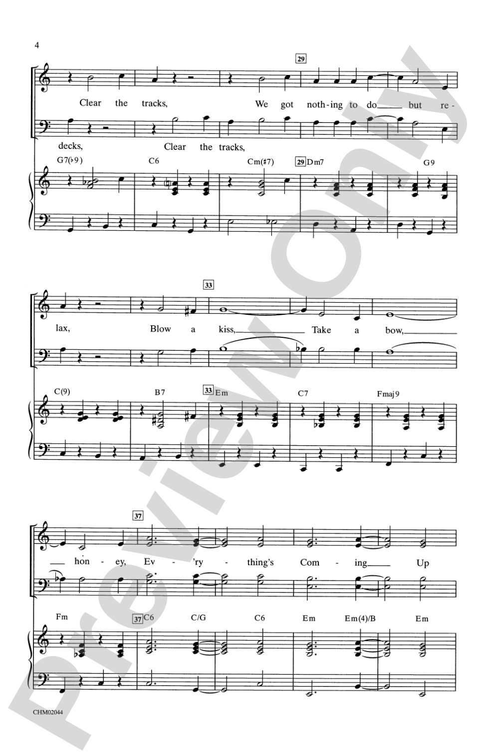 Everything's Coming Up Roses: SATB Choral Octavo