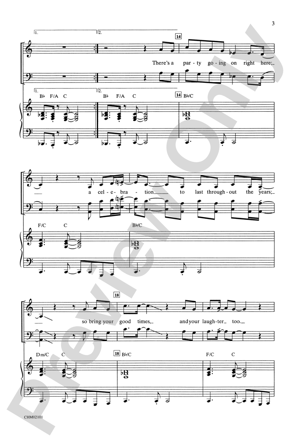 Celebration: SATB Choral Octavo