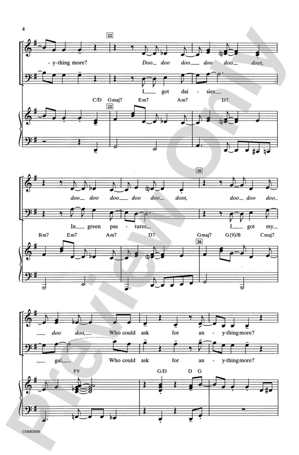 I Got Rhythm: SATB Choral Octavo