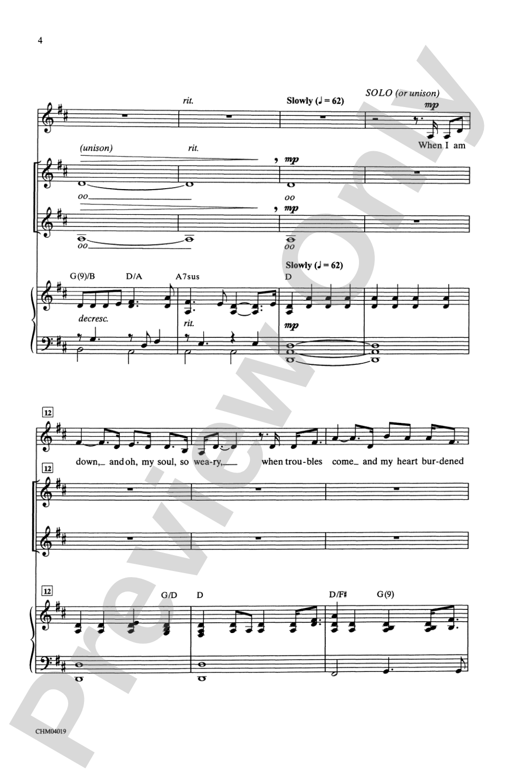 You Raise Me Up (as recorded by Josh Groban): SSA Choral Octavo