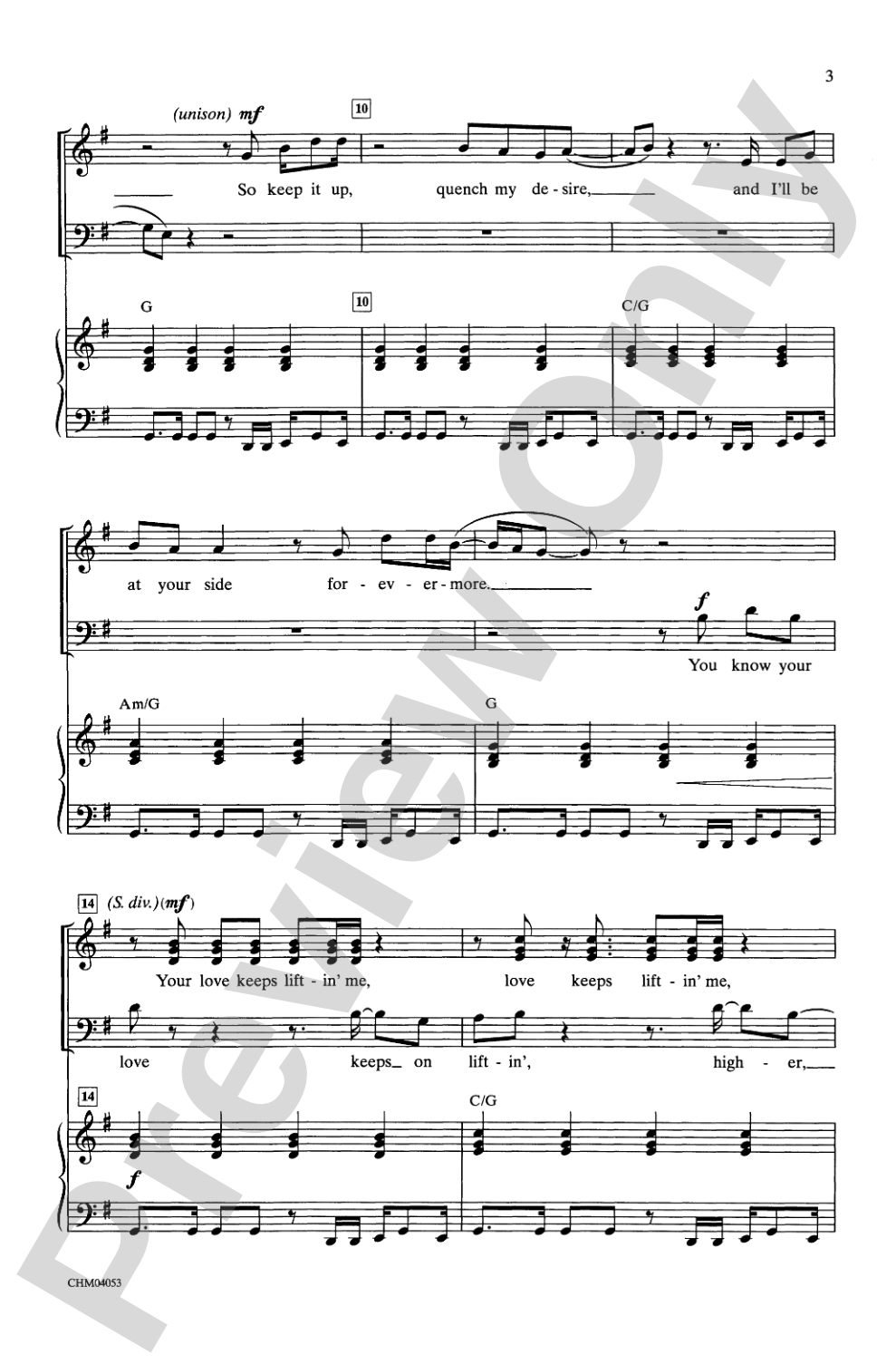 (Your Love Has Lifted Me) Higher and Higher: SATB Choral Octavo