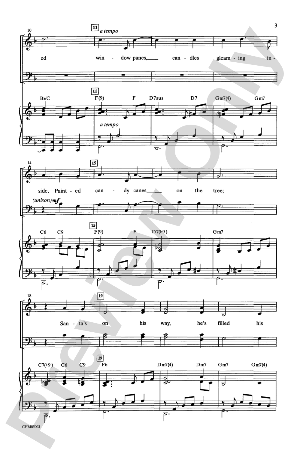 The Christmas Waltz: SATB Choral Octavo