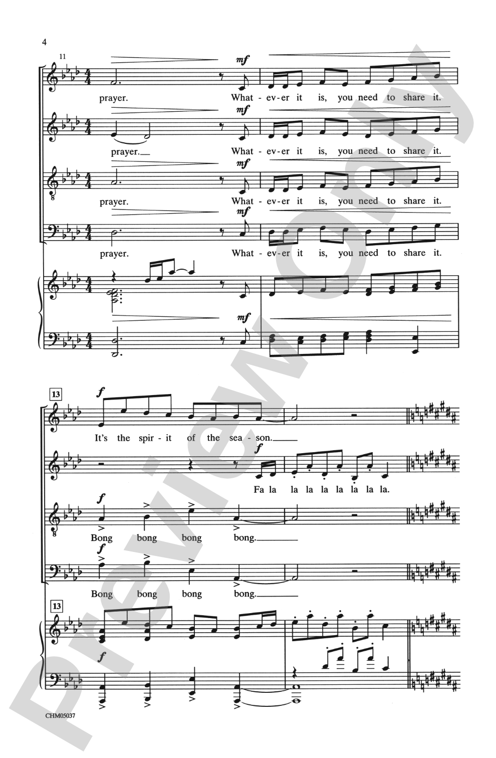 Spirit of the Season (from <I>The Polar Express</I>): SATB Choral Octavo