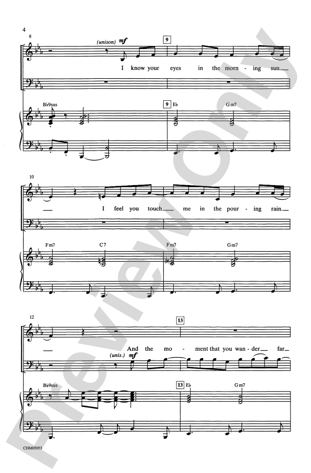 How Deep Is Your Love: SATB Choral Octavo