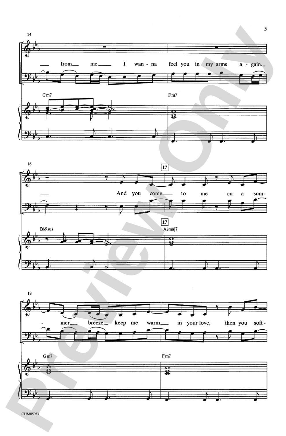 How Deep Is Your Love: SATB Choral Octavo