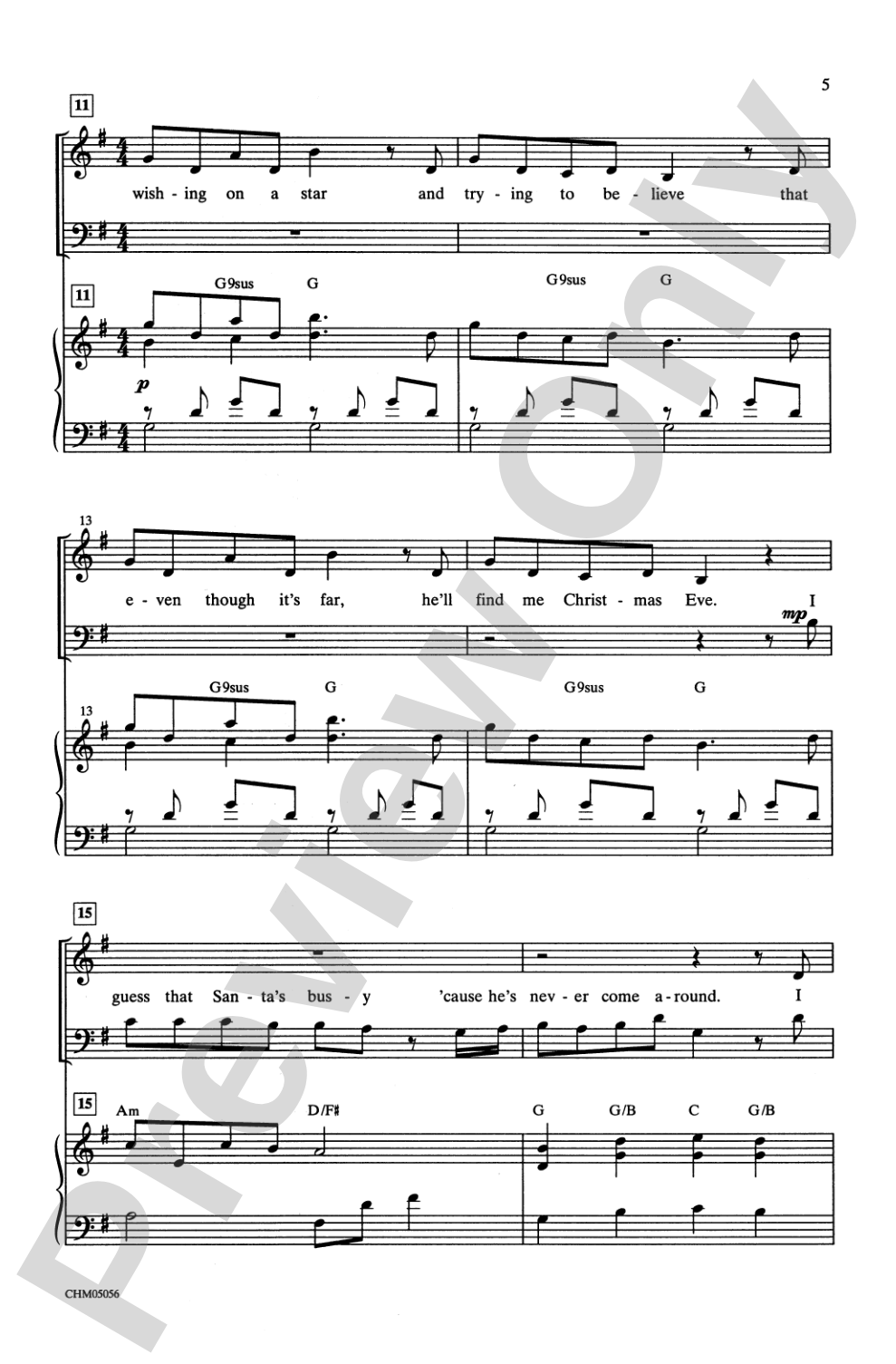 When Christmas Comes to Town (from <I>The Polar Express</I>): 3-Part Mixed Choral Octavo