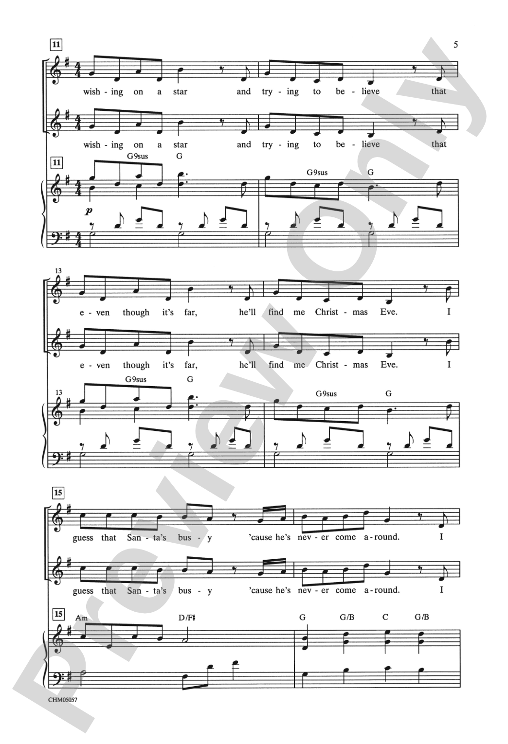 When Christmas Comes to Town (from <I>The Polar Express</I>): 2-Part Choral Octavo