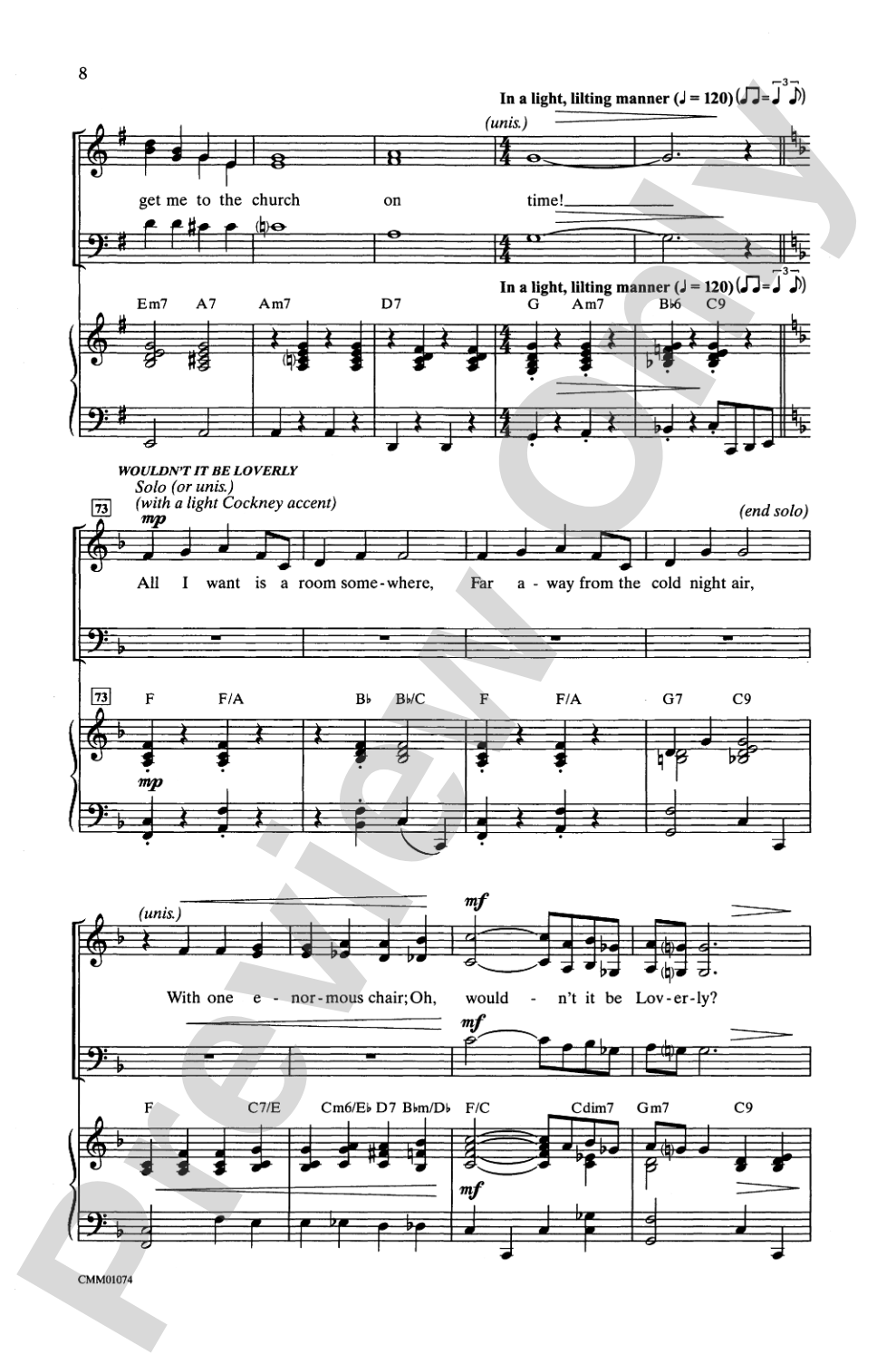 My Fair Lady (Choral Selections): 3-Part Mixed Choral Octavo