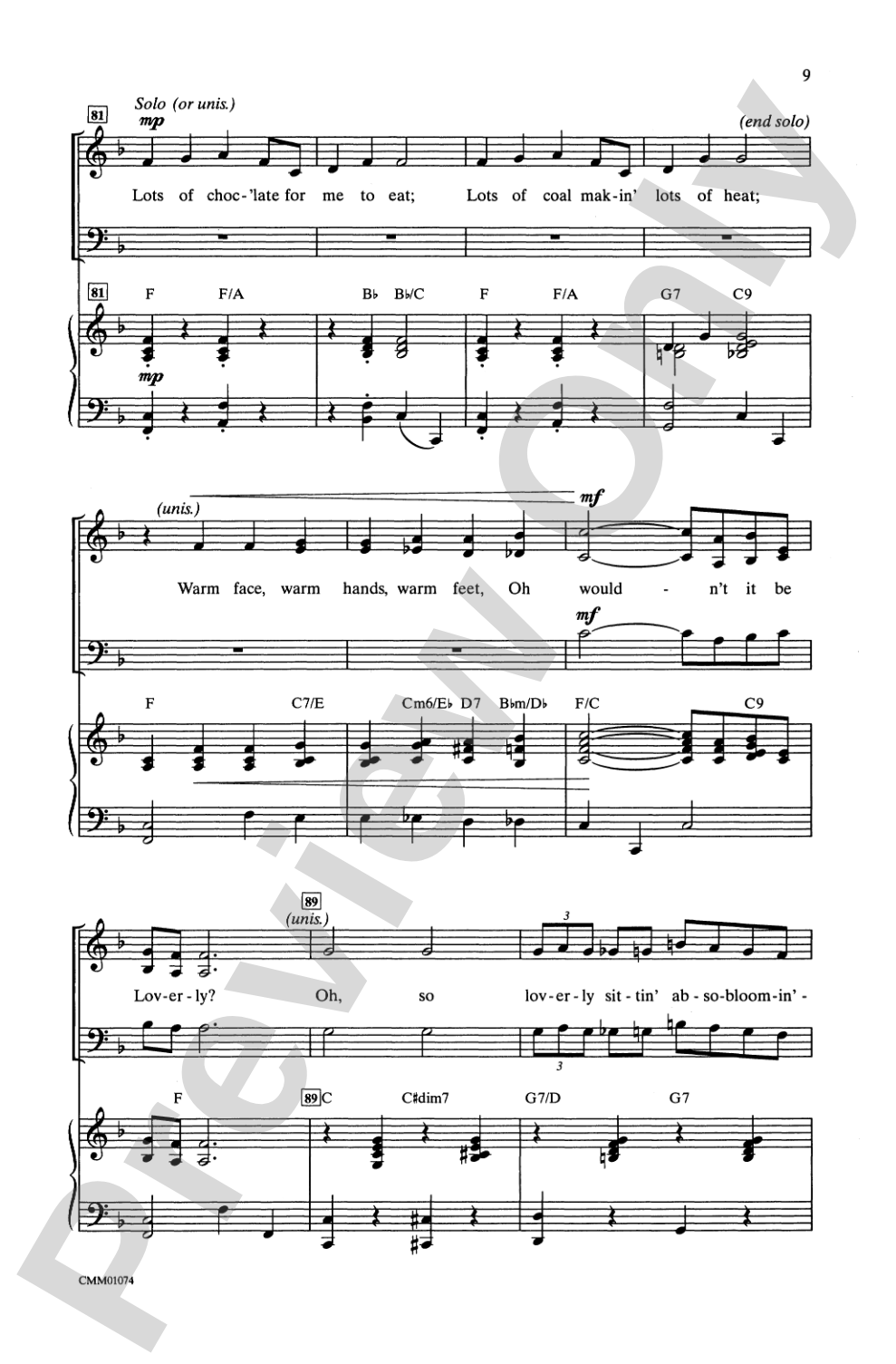 My Fair Lady (Choral Selections): 3-Part Mixed Choral Octavo