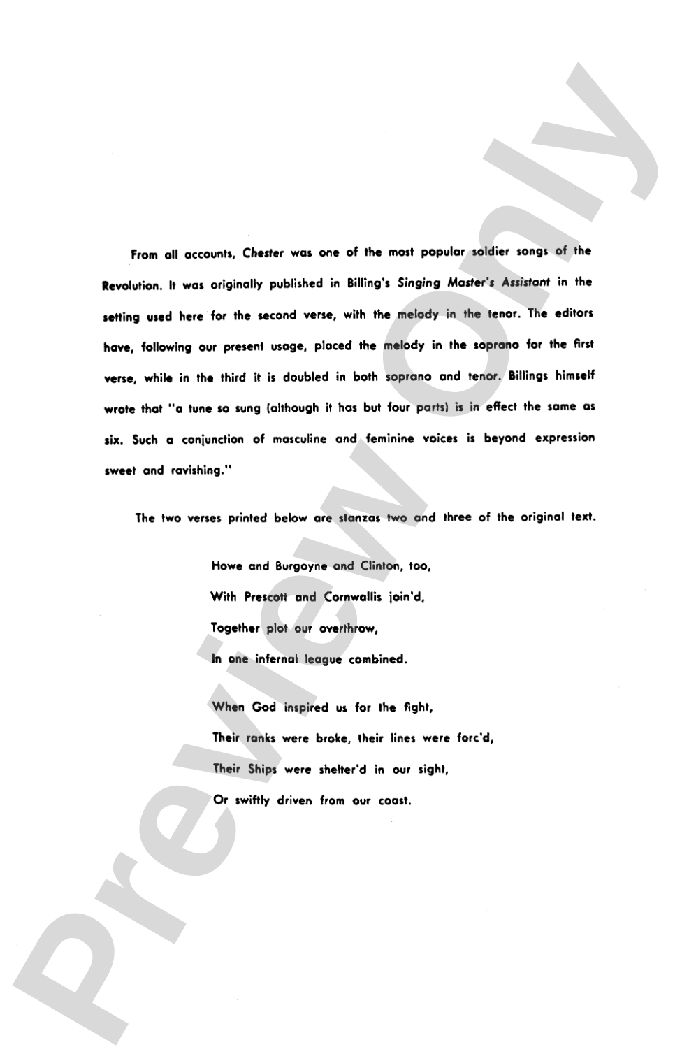 Chester: SATB Choral Octavo