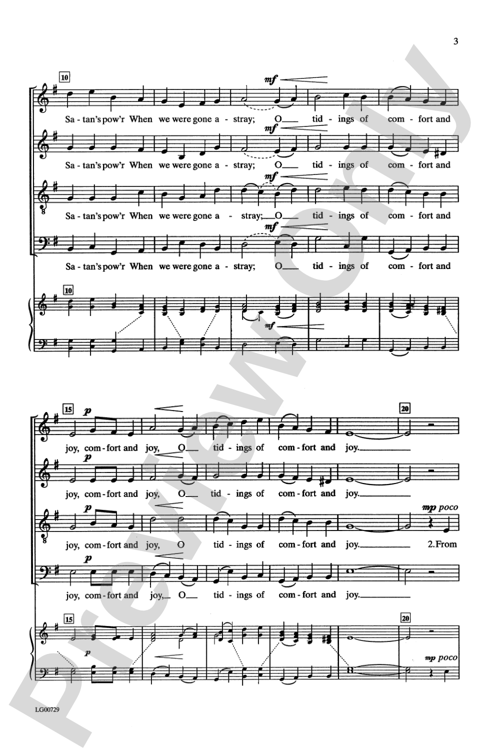 God Rest You Merry, Gentlemen: SATB Choral Octavo