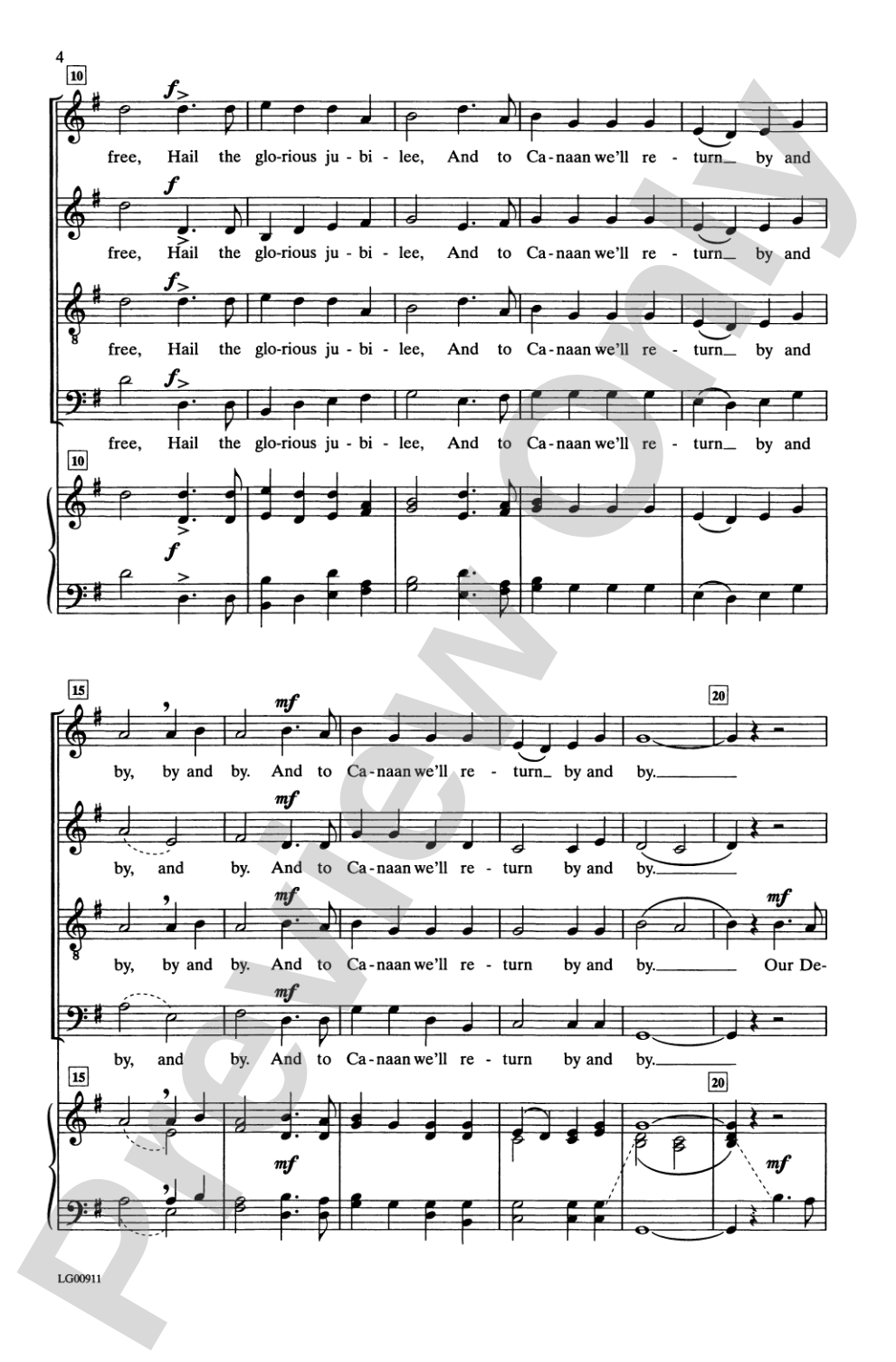 Saints Bound for Heaven: SATB, <I>a cappella</I> Choral Octavo