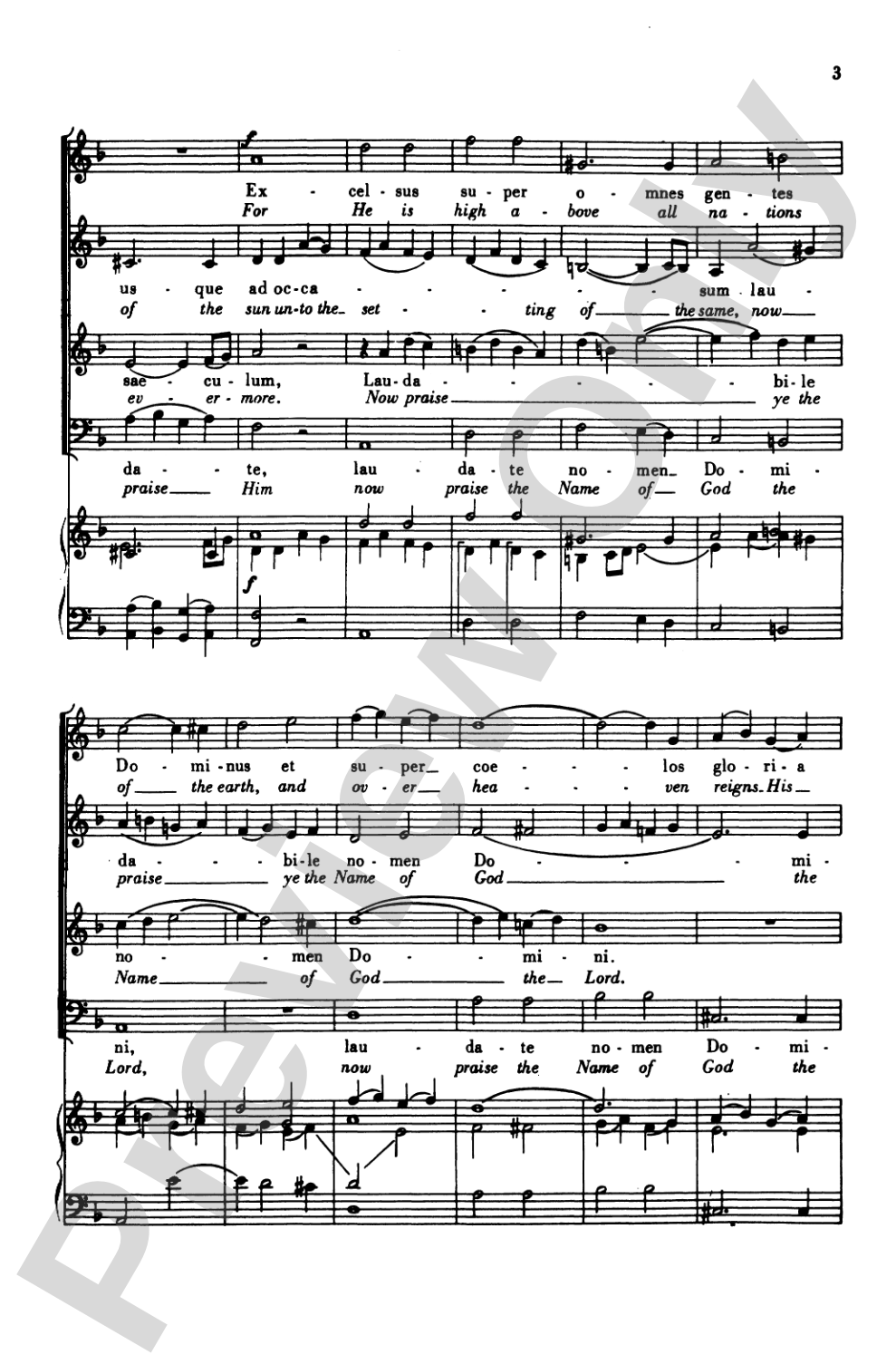 Laudate Pueri: SATB Choral Octavo