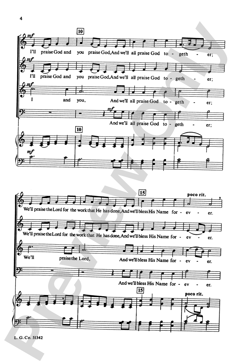 Come and Taste: SATB Choral Octavo