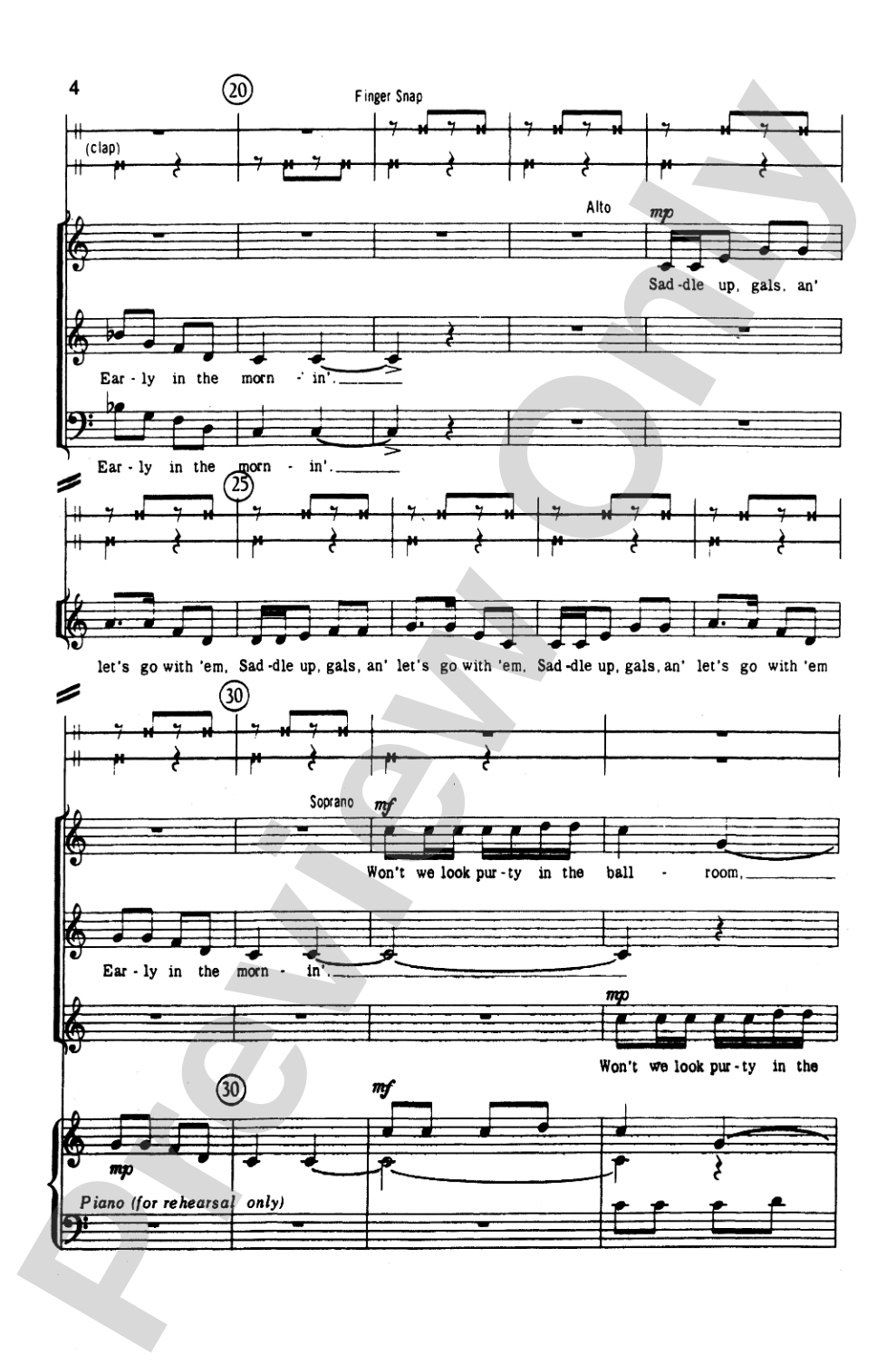 Goin' to Boston (American Folk Song): SATB Choral Octavo