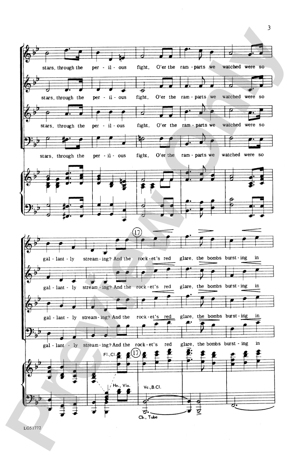 The Star Spangled Banner: SATB Choral Octavo